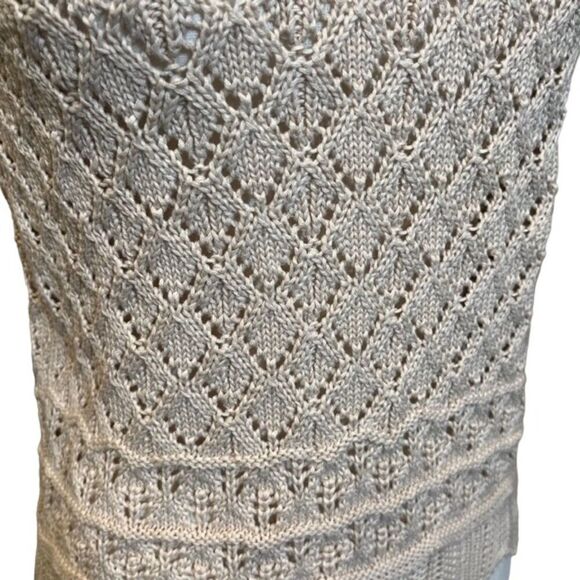 Olive + Oak Knit Women's Sleeveless Top Light Brown Size Small - Picture 2 of 6